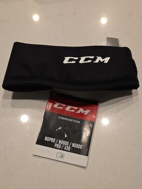 CCM Black Neck Guard for Men